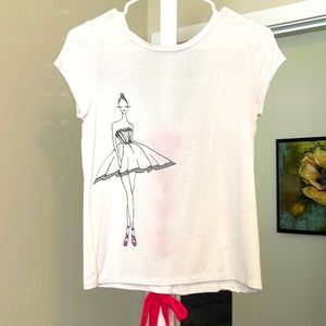 Capezio Ballerina Top With Lace Up Back